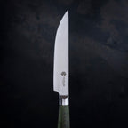 Damascus Steel Steak Knife Set, 8-pc (Green)