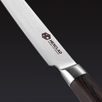 Damascus Steel Steak Knife Set, 8-pc (Espresso)